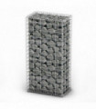 Gabion Basket with Lids Galvanised Wire 100 x 50 x 30 cm