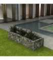Gabion Raised Bed Steel 270x90x50 cm