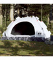 vidaXL Camping Tent 3-Person White Blackout Fabric Quick Release