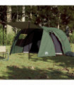 vidaXL Camping Tent Tunnel 4-Person Green Waterproof