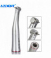 AZDENT Dental Low Speed Handpiece 1:5 1:1 Fiber Optic LED Contra Angle Ceramic Bearing Internal 4 Spray Button Dentistry Tools