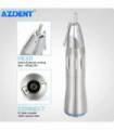 AZDENT Dental Low Speed Handpiece 1:5 1:1 Fiber Optic LED Contra Angle Ceramic Bearing Internal 4 Spray Button Dentistry Tools