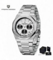 PAGANI DESIGN 2023 Top Brand Men's Quartz Watch Business Luxury Sapphire Clock Relogio Japan VK63 Stainless Steel chronograph