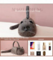 Gray Cat bag Messenger Bag versatile small and cute, fashionable bag Women's Cross bag autumn and winter design