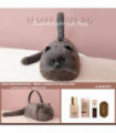 Gray Cat bag Messenger Bag versatile small and cute, fashionable bag Women's Cross bag autumn and winter design