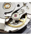 Genuine 25 Jewels PT5000 Mechanical Movement With Datewheel 28800/Hour Frequency Wristwatch Parts White Datewheel