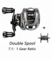 SOLOKING Acura 136g Ultra Light Baitcasting Reel  BFS Baitcasting Fishing Reel 7.1/8.1 Gear Ratio 11+1BB 4KG Power Baitcaster