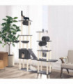 Cat Tree with Sisal Scratching Posts Dark Grey 279 cm