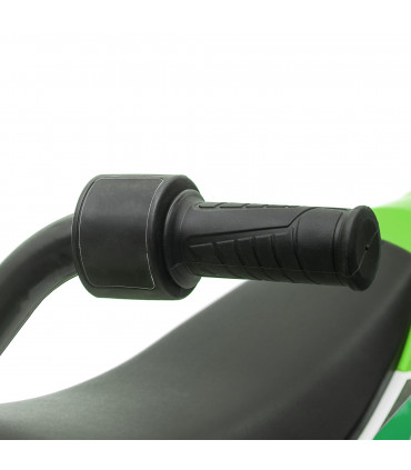 Kids Electric Motorbike 12V Ride-On Motorcycle Training Wheels - Green 3-5 years