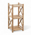 3-Tier Square Bamboo Shelf