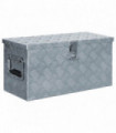 Aluminium Box 61.5x26.5x30 cm Silver