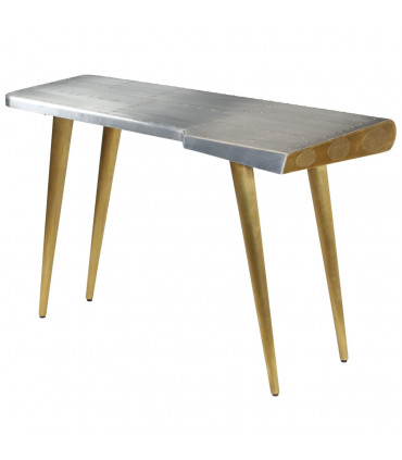 Aviator Writing Desk Vintage Aircraft Airman Style 120x60x76 cm