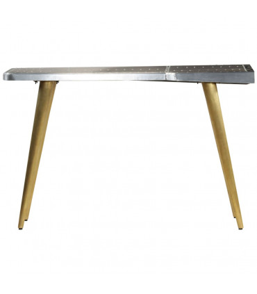 Aviator Writing Desk Vintage Aircraft Airman Style 120x60x76 cm