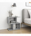 Bedside Cabinet Concrete Grey 50x30x51.5 cm Engineered Wood