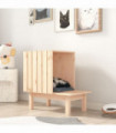 Cat House 60x36x60 cm Solid Wood Pine