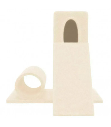 Cat Tree with Sisal Scratching Post Cream 59 cm