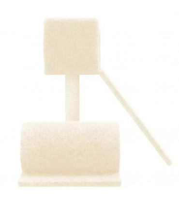 Cat Tree with Sisal Scratching Post Cream 59 cm