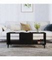 Coffee Table Black 102x50x40 cm Engineered Wood