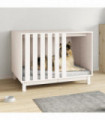 Dog House White 100x70x72 cm Solid Wood Pine