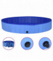 Foldable Dog Swimming Pool Blue 200x30 cm PVC