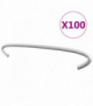 Gabion Hooks 100 pcs Galvanised Steel 20 cm