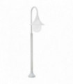 Garden Post Light E27 120 cm Aluminium White