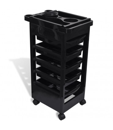 Hair Salon Plastic Trolley with Wheels