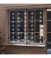 LED Star Curtain Fairy Lights 200 LED Cold White 8 Function