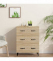 Sideboard Sonoma Oak 69.5x34x90 cm Engineered Wood