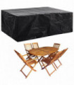Garden Furniture Cover 8 Eyelets 242x162x100 cm