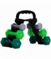 SPORTNOW Dumbbells Set with Carry Storage Rack, 2 x 1kg, 2 x 2kg, 2 x 3kg