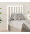 vidaXL Bed Headboard White 81x6x101 cm Solid Wood Pine