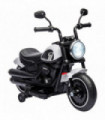Electric Motorbike - 6V w/ Training Wheels, One-Button Start, Headlight - White