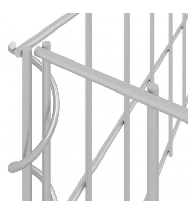 Gabion Raised Bed Galvanised Steel 100x100x20 cm