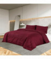 vidaXL Duvet Cover Set Bordeaux 140x200 cm Light-weight Microfiber