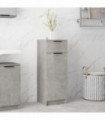 vidaXL Bathroom Cabinet Concrete Grey 32x34x90 cm Engineered Wood