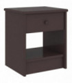 Bedside Cabinet Dark Brown 35x30x40 cm Solid Pinewood