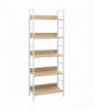 vidaXL 5-Layer Book Shelf Oak 60x27.6x158.5 cm Engineered Wood