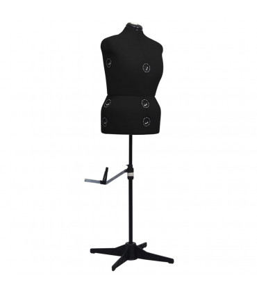 Adjustable Dress Form Female Black L Size 44-50