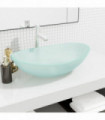 Basin Tempered Glass 54.5x35x15.5 cm Frosted