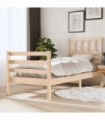 Bed Frame Solid Wood 90x200 cm