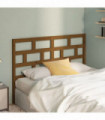 Bed Headboard Honey Brown 166x4x100 cm Solid Wood Pine