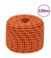 Boat Rope Orange 12 mm 100 m Polypropylene