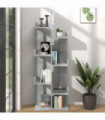 Book Cabinet Concrete Grey 48x25.5x140 cm Engineered Wood