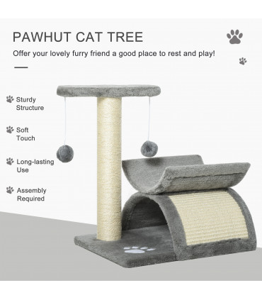 Cat Tree Plush Scratcher