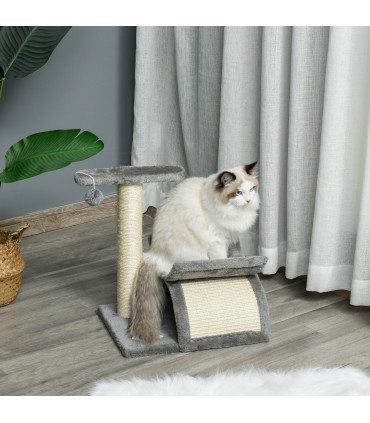 Cat Tree Plush Scratcher