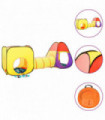 Children Play Tent with 250 Balls Multicolour 255x80x100 cm