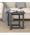 Coffee Table Grey 50x50x45 cm Solid Wood Pine