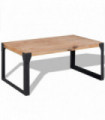 Coffee Table Solid Acacia Wood 100x60x45 cm