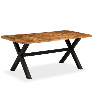 Dining Table Solid Acacia and Mango Wood 180x90x76 cm